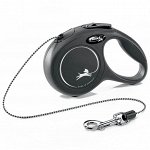 Flexi рулетка New Classic XS (до 8 кг) 3 м трос черная