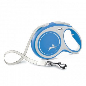 Flexi Рулетка д/соб Comfort L 8м до 50кг Синяя (лента)