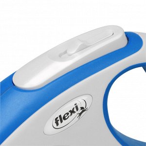 Flexi Рулетка д/соб Comfort L 8м до 50кг Синяя (лента)