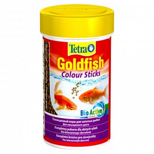 TetraGoldfish Colour Sticks корм в палочках для улучшения окраса золотых рыбок 100 мл