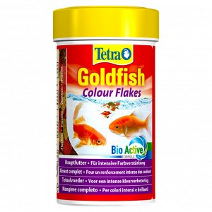 TetraGoldfish Colour корм в хлопьях для улучшения окраса золотых рыб 100 мл