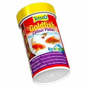 TetraGoldfish Colour корм в хлопьях для улучшения окраса золотых рыб 100 мл