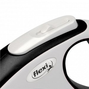 Flexi Рулетка д/соб Comfort M 5м до 25кг Черная (лента)
