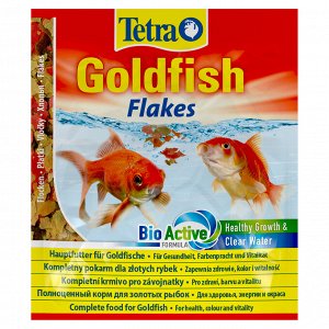 TetraGoldfish корм в хлопьях для всех видов золотых рыбок 12 г (sachet)