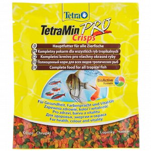 TetraMin Pro Crisps корм-чипсы для всех видов рыб 12 г (sachet)