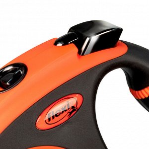 Flexi рулетка Xtreme L (до 55 кг) 8 м лента оранжевая
