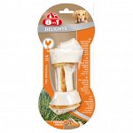 8in1 DELIGHTS M косточка с куриным мясом для средних и крупных собак 14,5 см