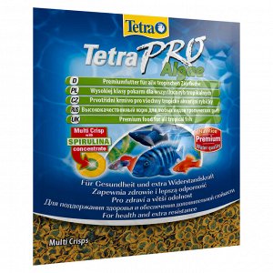 TetraPro Algae Crisps раст.корм для всех видов рыб в чипсах 12 г (sachet)