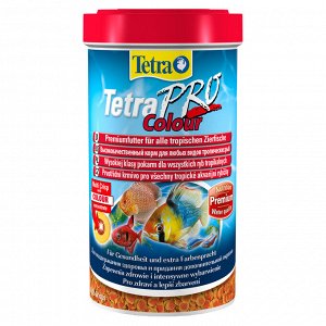 TetraPro Color Crisps корм-чипсы для улучшения окраса всех декоративных рыб 500 мл