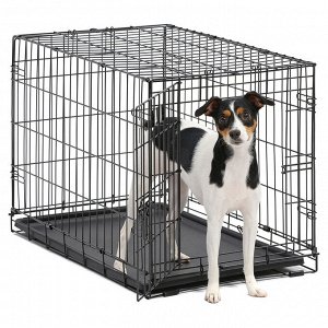Клетка MidWest iCrate для собак 78х49х54,5h см, 1 дверь, черная