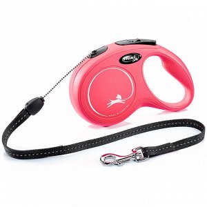 Flexi рулетка New Classic S (до 12 кг) 8 м трос красная
