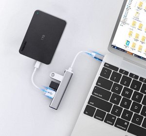 USB-C Хаб / Type-C - 4 x USB 3.0