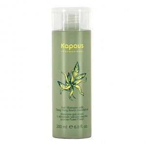 Kapous Шампунь для волос с эфирным маслом цветка дерева иланг-иланг, 200 мл