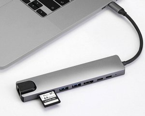 USB-C Хаб 8 в 1 / HDTV Multifunction Adapter