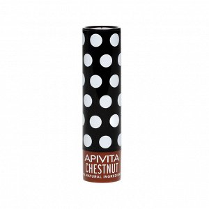 Апивита Уход для губ с оттенком Каштана, 4,4 г (Apivita, Lip Care)