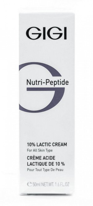 ДжиДжи Крем с молочной кислотой Lactic Cream 10%, 50 мл (GiGi, Nutri-Peptide)