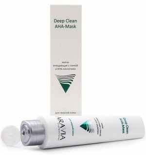 Аравия Профессионал Маска очищающая с глиной и AHA-кислотами для лица Deep Clean AHA-Mask, 100 мл (Aravia Professional, Уход за лицом)