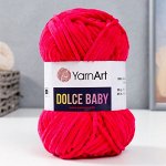 Пряжа &quot;Dolce Baby&quot; 100% микрополиэстер 85м/50 гр (759 малиновый)