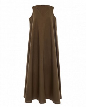 Платье жен. (190512) темно-оливковый