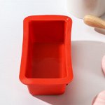 Форма для выпечки Доляна «Хлеб», силикон, 16,7?8,5?4,8 см, внутр.размер 14,7?6,5 см, цвет МИКС
