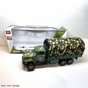 886-С1 грузовик военный с тентом, в коробке 11404