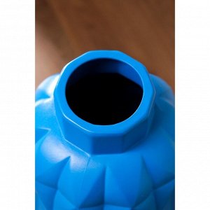 Ваза керамическая "Молли", напольная, муар, синяя, 63 см