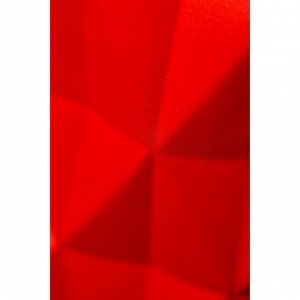 Ваза керамическая "Молли", напольная, муар, красная, 63 см