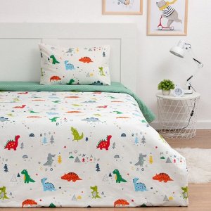 Постельное белье 1.5 сп "LoveLife" Super dino, 143x215 см,150x214 см,50x70 см-1 шт. сатин