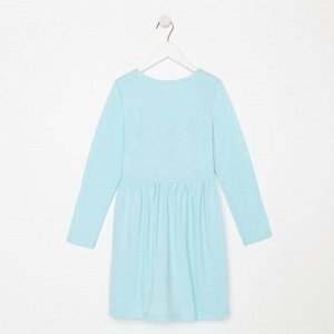 Платье для девочки, цвет голубой, рост 122 см