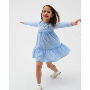 Платье для девочки, цвет голубой, рост 98 см