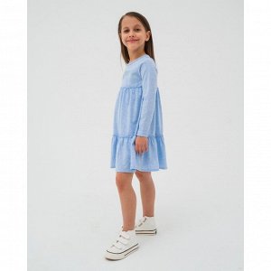Платье для девочки, цвет голубой, рост 98 см