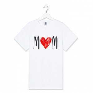 Футболка женская KAFTAN "Love mom", белый.