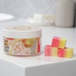 Скраб для тела в форме кубиков &quot;С 8 марта!&quot;, спелая дыня, 200 г