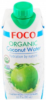 Вода кокосовая органическая Foco