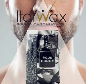 ITALWAX Воск горячий (пленоч­ный)  POUR HO­MME мужской гранулы 1 кг