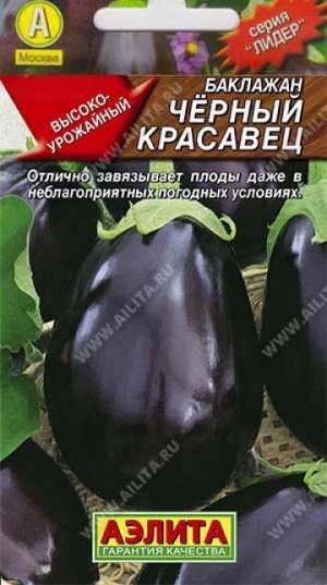 Баклажан Черный красавец (Код: 68564)