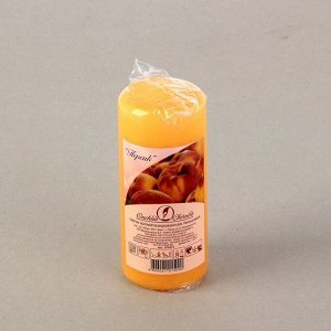 Свеча пеньковая ароматическая «Персик», 5 х 11.5 см