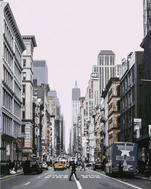 Картина по номерам Прогулка по Манхэттену