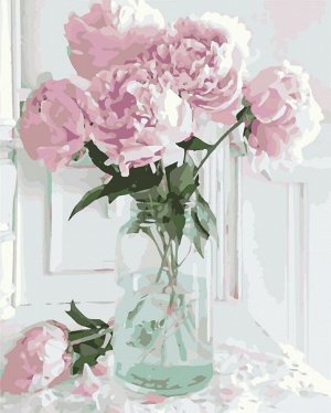 Картина по номерам Розовые пионы