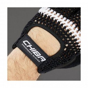 Мужские перчатки CHIBA ALLROUND LINE Athletic (30410) - цвет черный/белый