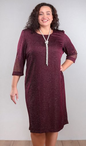Платье женское с люрексом 252836, размер 54,56,58