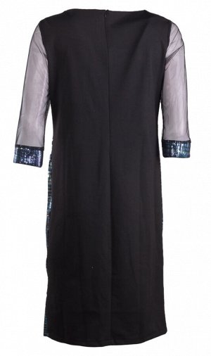 Платье женское с пайетками 252753, размер 48,50