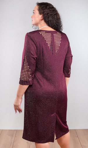 Платье женское с люрексом 252836, размер 54,56,58