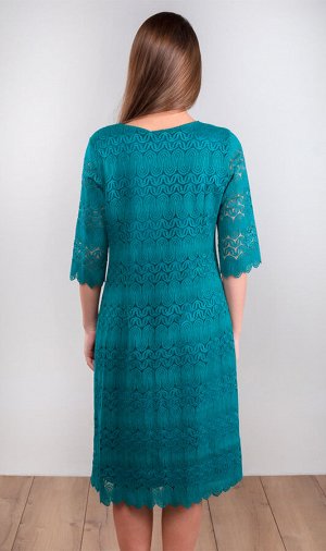 Платье женское гипюровое 252715, размер 48