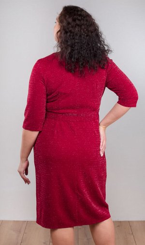 Платье женское с люрексом 252840, размер 48,50,52,54