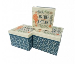 Подарочные коробки 3 в 1 - As Free as the Ocean