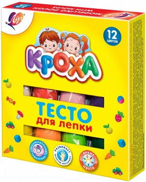 Тесто для лепки 12 цветов по 35 гр