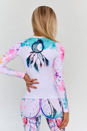 Рашгард Bona Fide: Rashguard Round Dream Catcher "White"