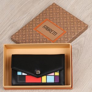 Кошелек кожаный FABRETTI 19112702NPcolourblock-2