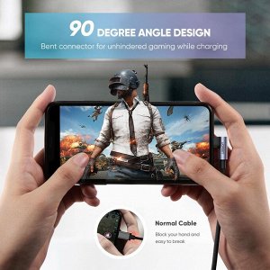 Кабель для Lightning-USB 2.0 (угол 90°) 1,00 м.
